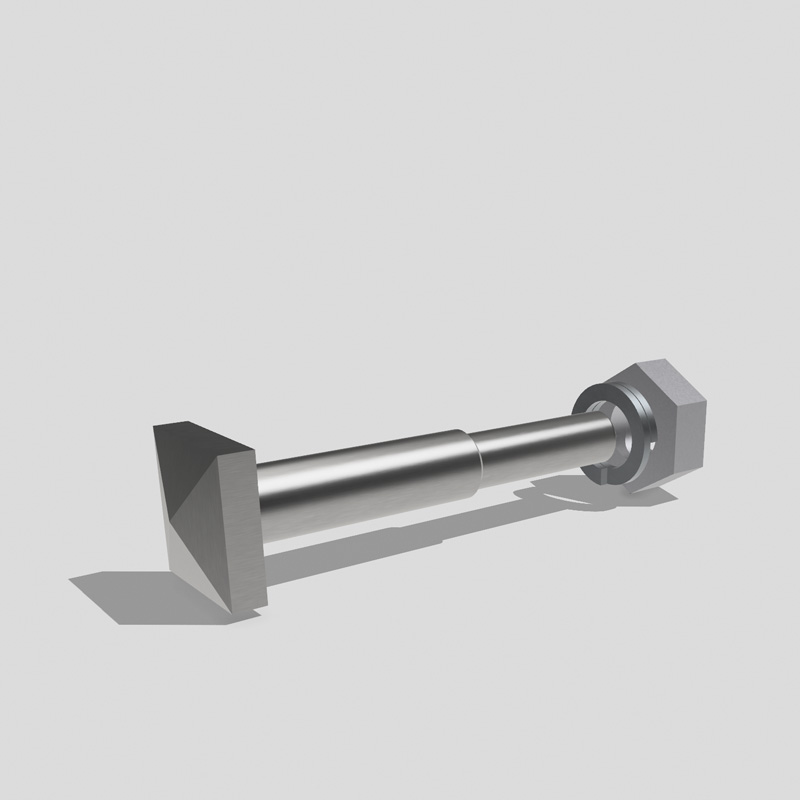 CONJ. TORNILLO M22X138 C/CUADR-BRIDA