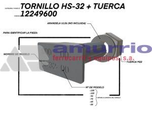 TORNILLO HS32-65 96.495 + TUERCA